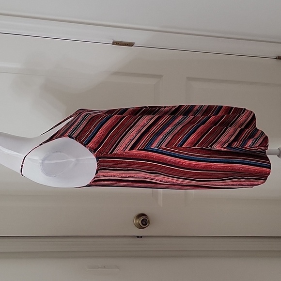 SHEIN Size M (6) Chevron Print Racerback Cami Dress, Excellent Used Condition - Picture 4 of 13